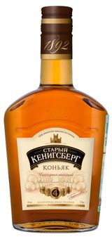 Изображение товара Коньяк «Старый Кенигсберг» четырехлетний Россия, 0,375 л