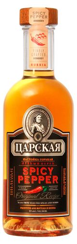 Изображение товара Настойка «Царская» Пряный перец горькая Россия, 0,5 л