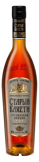 Изображение товара Коньяк «Старый Кахети» выдержка 3 года Грузия, 0,5 л