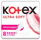 Изображение товара Прокладки гигиенические Kotex ультра софт супер, 8 шт
