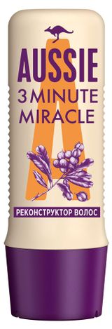 Изображение товара Маска для волос для волос Aussie 3 Minute Miracle с экстрактом мелиссы Франция, 225 мл