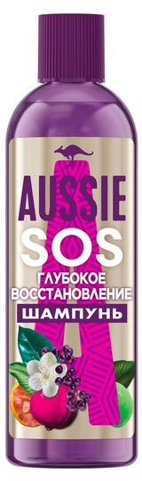 Изображение товара Шампунь для волос Aussie Hair SOS Глубокое восстановление для поврежденных волос Франция, 290 мл