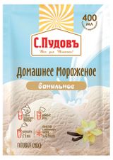 Изображение товара Смесь для приготовления мороженого «С. Пудовъ» ванильное, 70 г