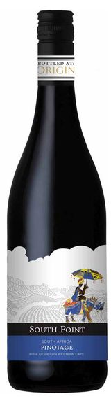 Изображение товара Вино South Point Pinotage красное сухое ЮАР, 0,75 л