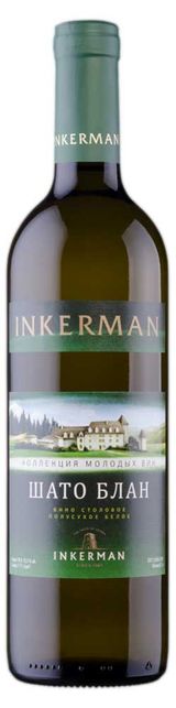 Изображение товара Вино Inkerman Шато Блан белое полусухое Россия, 0,7 л