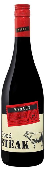 Изображение товара Вино Good Steak Merlot красное сухое Россия, 0,75 л