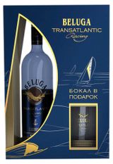 Изображение товара Водка BELUGA Transatlantic Racing в подарочной упаковке Россия, 0,7 л