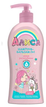 Изображение товара Шампунь-бальзам для волос «Алиса» Лёгкое расчёсывание 2в1, 350 мл