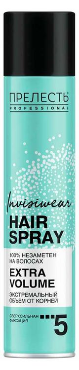 Изображение товара Лак для волос «Прелесть» Professional Invisiwear Экстремальный объем, 300 мл
