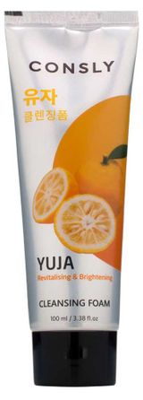 Изображение товара Пенка для умывания Consly с экстрактом юдзу витаминизирующая кремовая Корея, 100 мл