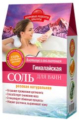 Изображение товара Соль для ванны «Фитокосметик» Мировые рецепты красоты гималайская розовая антицеллюлитная, 500 г