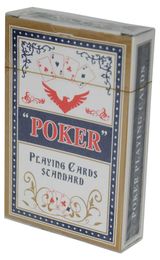 Изображение товара Карты для покера с пластиковым покрытием 5,7х8,7см, 54 шт.