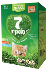 Изображение товара Травка для кошек «Альпийские луга» универсальная 7 трав, 75 г