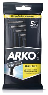 Изображение товара Станки для бритья Arko Men 2 лезвия одноразовые, 5 шт
