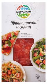 Изображение товара Форель «Меридиан» Пицца паста и салат слабосоленая филе-кусочки, 150 г
