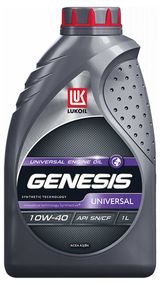 Изображение товара Масло моторное Лукойл Genesis Universal 10W-40 полусинтетическое, 1 л
