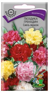 Изображение товара Семена Гвоздика «Поиск» Гренадин смесь, 0,25 г