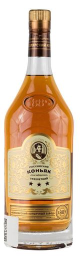 Изображение товара Коньяк «Кизлярский» трехлетний Россия, 0,5 л