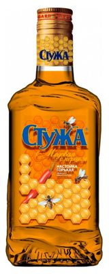 Изображение товара Настойка «Стужа» Медовая с перцем Россия, 0,25 л