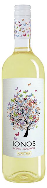 Изображение товара Вино Ionos Roditis Moschato белое сухое Греция, 0,75 л