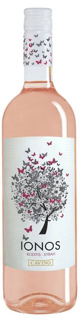 Изображение товара Вино Ionos Roditis Syrah розовое сухое Греция, 0,75 л