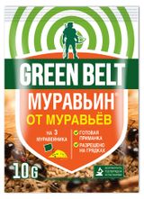 Изображение товара Инсектицид от муравьев и тараканов GREEN BELT Муравьин, 10 г
