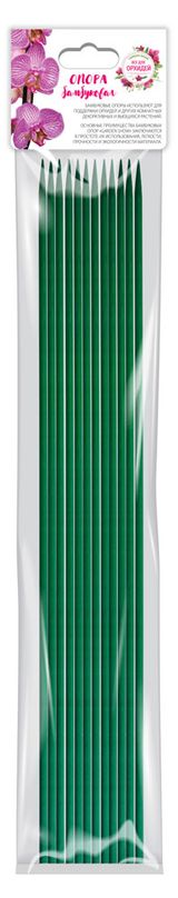 Изображение товара Опора для растений Garden Show бамбуковая зеленая Ø0,4х40 см, 12 шт