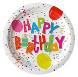 Изображение товара Набор одноразовых тарелок Vitto Вечеринка бумага 23 см, 6 шт