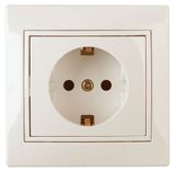 Изображение товара Розетка Intro 2P+E Schuko Plano 1-202-02 16А-250В СУ