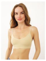 Изображение товара Топ женский SeamlessFLEX бежевый, р.3-M/L