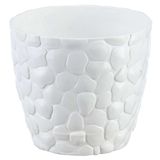 Изображение товара Кашпо Idea Камни белое Ø18 см