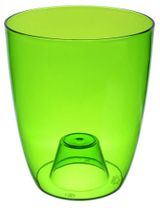 Изображение товара Кашпо Idea Орхидея зеленое Ø13 см