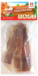 Изображение товара Лакомство для собак «Фермерские Лакомства» говядина с нарезке, 50 г