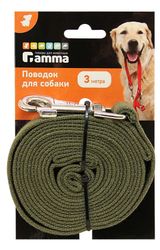 Изображение товара Поводок для собак Gamma брезентовый, 25 мм х 3 м