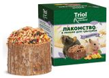 Изображение товара Лакомство для грызунов Triol в пеньке с фруктами, 70 г