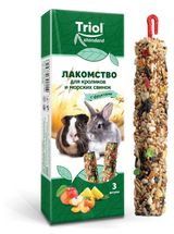 Изображение товара Лакомство для кроликов и морсих свинок Тriol с фруктами, 100 г