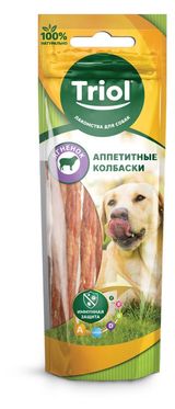Изображение товара Лакомство для собак Triol колбаски из ягненка, 40 г