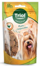 Изображение товара Лакомство для собак Triol мини-медальоны из курицы для мелких пород, 50 г
