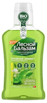 Изображение товара Ополаскиватель для полости рта «Лесной Бальзам» с алоэ и белым чаем, 250 мл