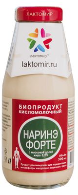 Изображение товара Биопродукт кисломолочный напиток «Лактомир» Наринэ-форте БЗМЖ 3,2%, 300 мл