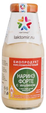 Изображение товара Биопродукт кисломолочный напиток «Лактомир» Наринэ-форте с инулином 3,2%, 300 мл