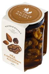 Изображение товара Мед «Частная Пасека» с ореховым ассорти, 225 г