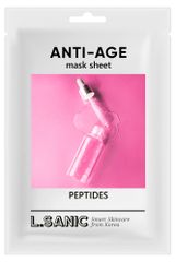 Изображение товара Маска для лица L.Sanic с пептидами антивозрастная тканевая Корея, 25 мл