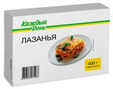 Изображение товара Готовое блюдо Лазанья мясная «Каждый день» с курицей замороженная, 400 г