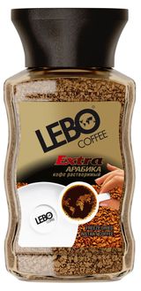 Изображение товара Кофе растворимый Lebo Extra Арабика, 100 г