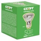 Изображение товара Лампа галогенная «СТАРТ» 50W GU10 220V