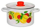 Изображение товара Кастрюля «СтальЭмаль» Фрутта эмалированная для индукционных плит, 2,9 л