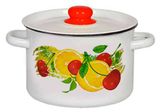 Изображение товара Кастрюля «СтальЭмаль» Фрутта эмалированная для индукционных плит, 4,5 л