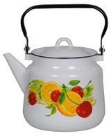 Изображение товара Чайник «СтальЭмаль» Фрутта эмалированный для индукционных плит, 3,5 л