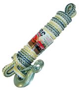 Изображение товара Трос буксировочный «Сигма» веревочнй с двумя крюками 4,5 т, 5 м